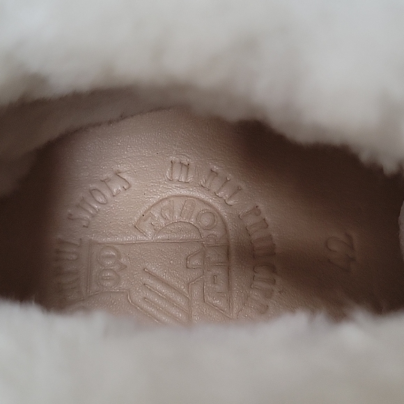 New Size 42 F-troupe Crepe Sole Hiking Black Sheep Fur Boots. - Picture 6 of 12